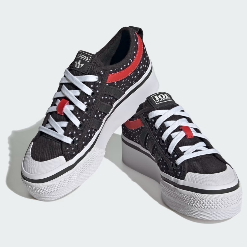 Adidas Nizza x Disney 101 Dalmations Platform Shoes Sneakers - new